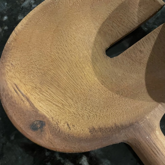 Crate and Barrel wooden serving utensils - Picture 4 of 4